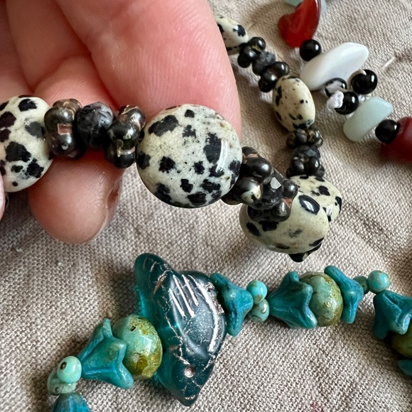 Four Stretchy Beaded Bracelets - Picture 3 of 5